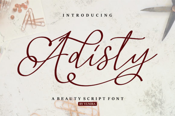Adisty: A Handwritten Font for a Professional Brand Identity