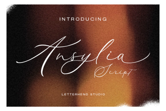 Ansylia: A Script Font with Subtle Sophistication