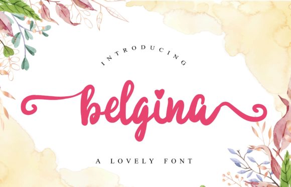 Belgina: A Handwritten Typeface That Elevates Your Web Design
