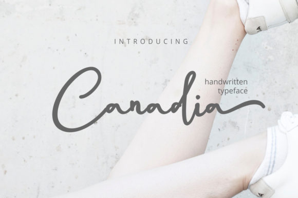 Canadia Font: A Graceful Script for Editorial Elegance