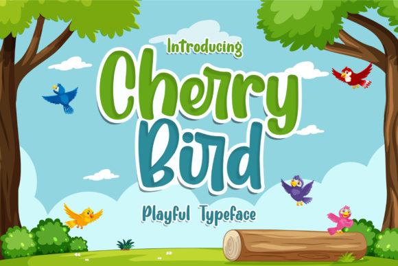 Cherry Bird: A Playful Font for Bold Branding