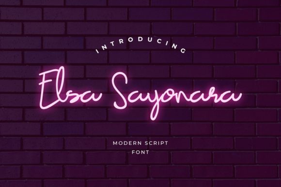 Elsa Sayonara: A Handwritten Typeface for Campaign Impact