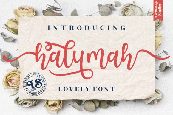 Halymah: A Handwritten Typeface That Elevates Your Brand