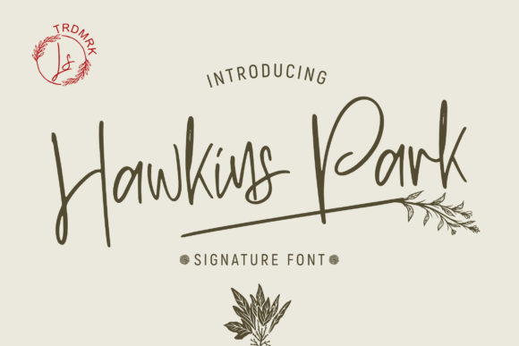Hawkins Park: A Handwritten Typeface for Modern Branding