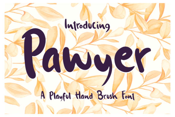 Pawyer: A Playful Typeface for Digital Marketers