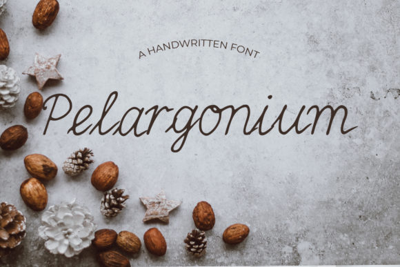 Pelargonium: A Handwritten Font with Modern Typographic Appeal