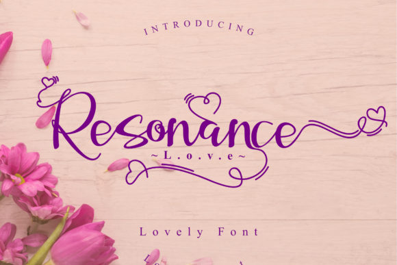 Resonance Love: A Handwritten Font That Elevates Brand Identity