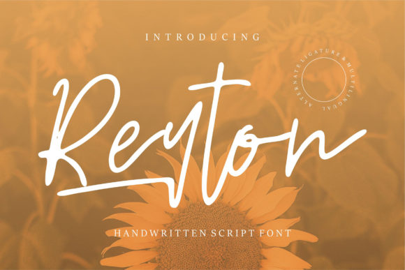 Reyton: A Script Font with Subtle Sophistication