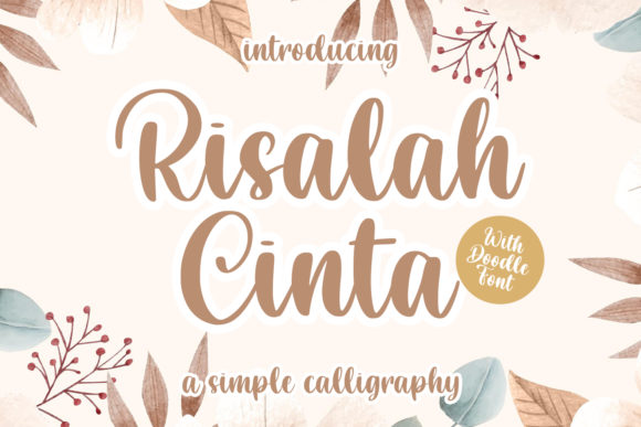 Risalah Cinta: A Script Font That Elevates Your Brand Typography