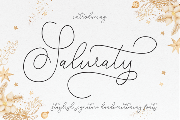 Salwaty: Elegant Handwritten Font