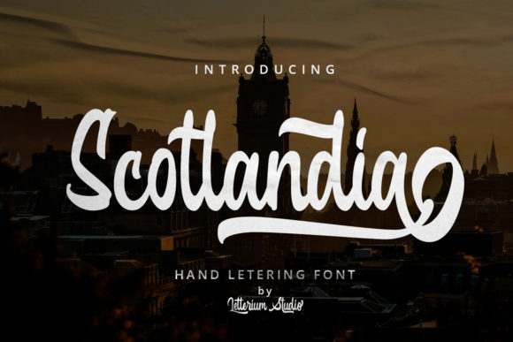 Scotlandia Font Review: A Stylish Handwritten Typeface for Bold Branding