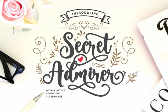 Secret Admirer Font: A Polished Touch for Your Brand