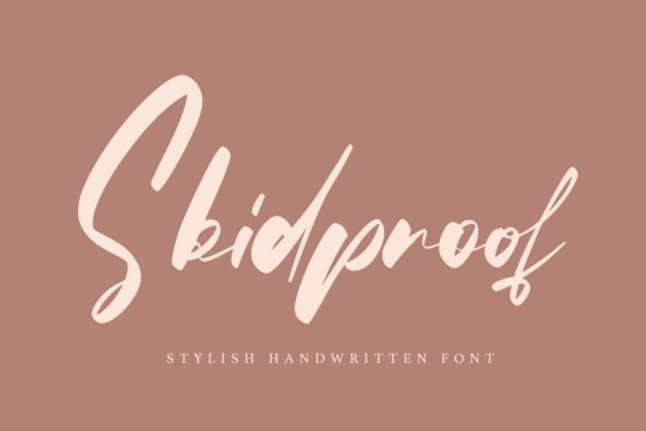 Skidproof: A Handwritten Font That Elevates Your Craft