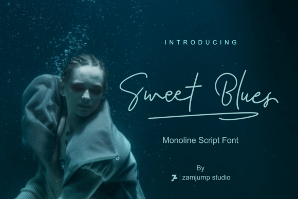 Sweet Blues: A Handwritten Font for Professional Branding