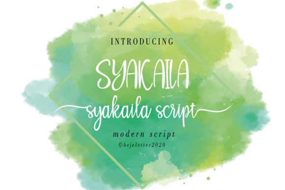 Syakaila: A Flowing Script for Creative Projects