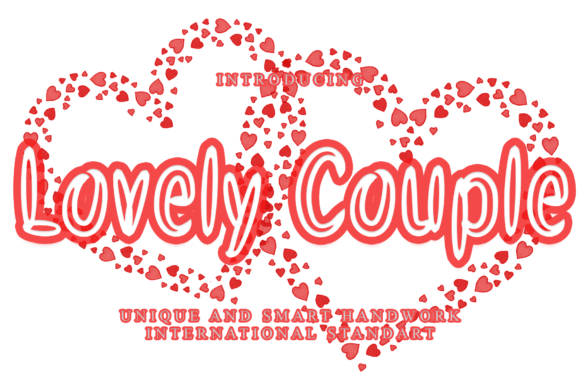 Using the Lovely Couple Font in Real Campaign Design