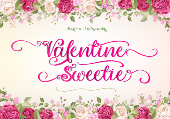 Valentine Sweetie: A Beautiful Typeface for Your Handmade Creations